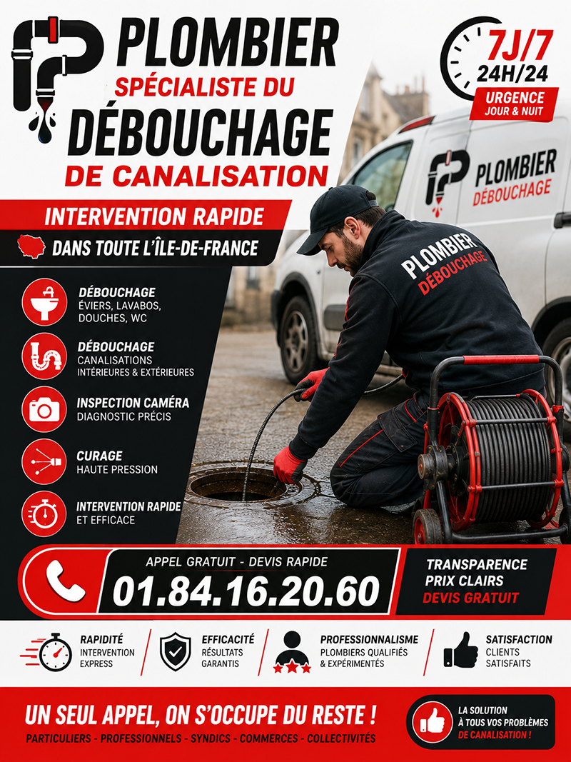 Debouchage Canalisation Verneuil sur Seine 78480